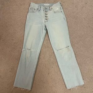 Lucky Brand Mid Rise Straight Leg Jean
